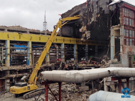 Демонтаж Турбинного Цеха в осях 1-22 на Казанской ТЭЦ-2-1